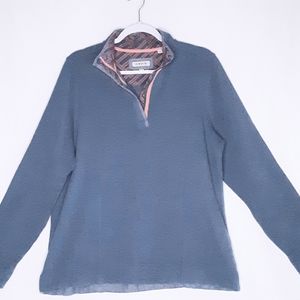 💎Orvis Quarter Zip Ribbed Knit Pullover Sweater